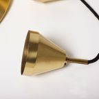 Brass Pendant Light By Fog & Mørup, Denmark 1970’S thumbnail 7