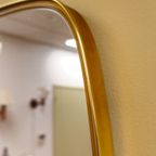 Vintage Wandspiegel Spiegel Mirror Messing Goud thumbnail 2