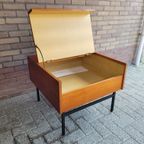 Jaren 60 Teakhouten Salontafel Met Klep thumbnail 8