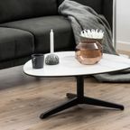 Volterra Salontafel - 100 X 95 Cm - Wit Keramiek thumbnail 4