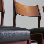 Set Of 4 Vintage Danish Teak Dining Chairs thumbnail 2