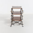 Spectacular Casted Iron Side Table / Bijzettafel / Tafeltje, Italy 1970’S thumbnail 3