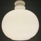 Large White Glass Pendant Light Xl By Peill And Putzler thumbnail 8