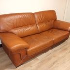 Vintage Lederen Sofa thumbnail 9