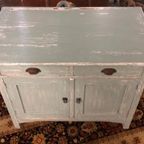Lichtblauwe Kast, Commode thumbnail 4