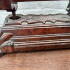 Antieke Art Nouveau Weegschaal Met 2 Messing Schalen, 50 Cm Breed thumbnail 6