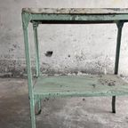 Industrial Two Tier Metal Side Table thumbnail 12