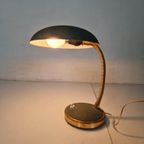 Italiaanse Goosneck Vintage Bureau Lamp Jaren 50 thumbnail 4