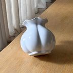 Vintage French White Porcelain Vase thumbnail 6