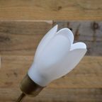 Schemerlamp Messingkleur Met 3 Bloemkapjes thumbnail 6