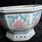 Nostalgische Chinese Plant Pot 8 Zijden Pasteltinten thumbnail 6