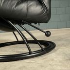Vintage Draaifauteuil Met Voetsteun – Recliner – Jaren 80 thumbnail 15