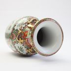 Chinese Rose Medallion Canton Export Porcelain Vase, Early 20Th thumbnail 4