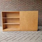 Vintage Schoolkast Room Divider Boekenkast thumbnail 2