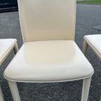 Set Van 4 Italiaanse Stoelen Arper Leder thumbnail 17