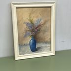 Bloem Schilderij Handmade Prent In Lijst thumbnail 2