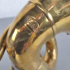 Antieke Messing Auto Hoorn Rubes thumbnail 3