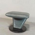 Vintage Leren Leolux Hocker Voetstoel Voetbankje Ottoman thumbnail 16
