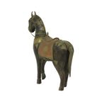 Vintage Houten Marwari Paard Koper Messing Beeld Sculptuur 27Cm thumbnail 4