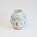 Fratelli Fanciullacci Vase With Decorations, Italy 1950S - 1960S. thumbnail 9