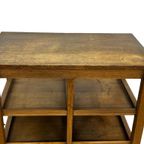 Art Deco Wandkast Vakkenkast Jaren 30 Eiken Open Kast thumbnail 17