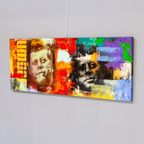 Claus Costa Pop Art Schilderij J.F. Kennedy thumbnail 4