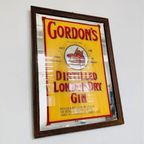 Vintage Gordon’S London Dry Gin Spiegel Jaren 70 thumbnail 3