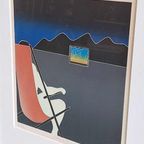 Ets Van Thom De Jong (1940-1988), Watching The Olympics. thumbnail 8