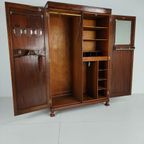 Prachtige Engelse Art Deco-kast Van Wortelnotenhout Van Waring & Gillow – Ca. 1900–1932 thumbnail 14