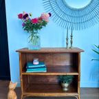 Vintage Dressoir / Tv Meubel Van Rotan / Hout thumbnail 2