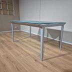 Cassina Artico 345 - Eettafel - Glas - Aluminium - Design thumbnail 11