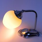 Art Deco Bureaulamp Met Verstelbare Kap thumbnail 8