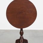 Zeldzame Antieke Engelse Ronde Open Bird Cage Tilt Top Table/ Wijn Tafel thumbnail 3