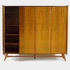 Vintage Scandinavisch Design 4-deurs Kledingkast In Teak, 1960s thumbnail 3