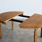 Vintage Eettafel | Tafel | Verlengbaar | Brutalist | Kjaernulf (2) thumbnail 9