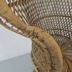 Vintage Rotan En Bamboe 'Emmanuelle' Stoel, Klein Model thumbnail 12
