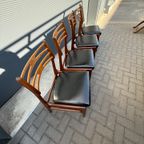 Set Van 4 Johannes Andersen Eetkamerstoelen thumbnail 17