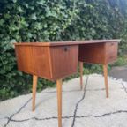 Vintage Retro Teak Bureau Jaren 60 thumbnail 4