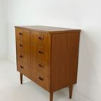 Scandinavisch Vintage Teak Fineren Ladekast Luvos thumbnail 3