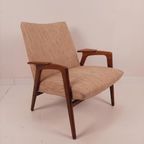 Vintage Deens Design Fauteuil, Yngve Ekstrom 1960S Teak Hout thumbnail 11