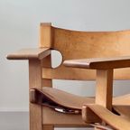 Three Spanish Chairs By Børge Mogensen For Fredericia, 1970'S thumbnail 3