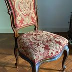 6 Antieke Stoelen, Nieuw Gestoffeerd thumbnail 3