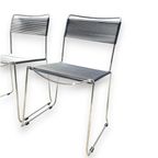 Paar Jodi Spaghetti Stapelbare Stoelen, Sintesi, Italië, 80s thumbnail 5