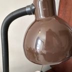 Retro Bruine Buro Lamp Jaren 70 thumbnail 7