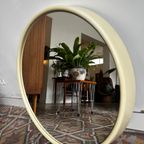 Space Age Spiegel – Crème Wit thumbnail 3