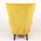 Vintage Artifort Theo Ruth Fauteuil Geel Nieuw Gestoffeerd thumbnail 8