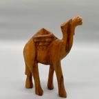 Vintage Dromedaris Hout Handwerk thumbnail 2