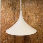 Heksenhoed Lamp Dutch Design Door Harco Loor, Space Age Modernistische Lamp Jaren 80 Wit Kunststo thumbnail 9