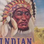 Vintage Belgisch Reclamekarton Voor Indian Cocoa Drink thumbnail 3
