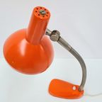 Vintage Orange Hala Zeist Desk Lamp By H. Busquet thumbnail 5